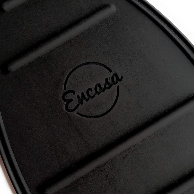 Encasa Homes Silicon Mat for Hot Iron Rest - Heat Resistant, Anti - Slip, Thicker Pad for Protecting Your Table During Ironing, Non-Burning, Machine Washable, Durable - Black-Ruum Studio Home