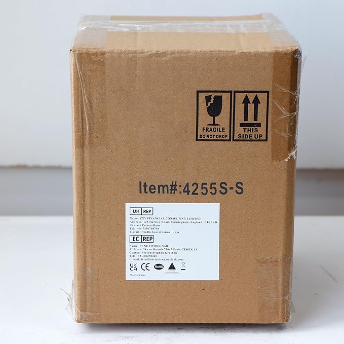 TRIROCKS Stainless Steel Decorative Lantern 12'' High Metal Hanging Lantern with Clear Glass Panels Perfect for Home Decor Living Room Parties Events Tabletop Indoors Outdoors (Silver)-Ruum Studio Home