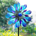 Wind Spinners for Yard and Garden, 84" Wind Spinners Outdoor Metal Extra Large, Wind Sculptures & Spinners with Stake, Yard Art Garden Decor Gift for Family-Ruum Studio Home