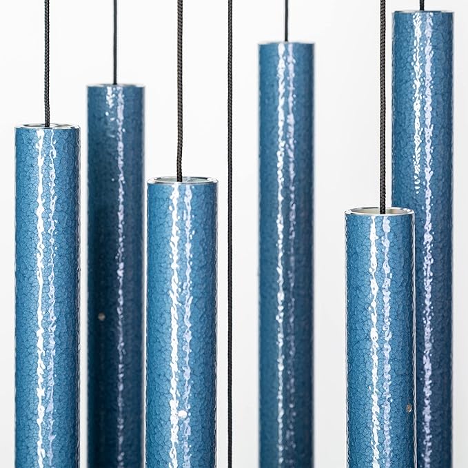 Corinthian Bells by Wind River - 30 inch Sky Blue Wind Chime for Patio, Backyard, Garden, and Outdoor Decor (Aluminum Chime) Made in The USA-Ruum Studio Home