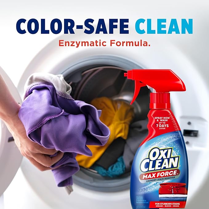 OxiClean Max Force Laundry Stain Remover Spray, 12 Fl. Oz, 3-Pack-Ruum Studio Home
