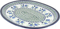 Blue Rose Polish Pottery Blue Tulip Large Platter-Ruum Studio Home