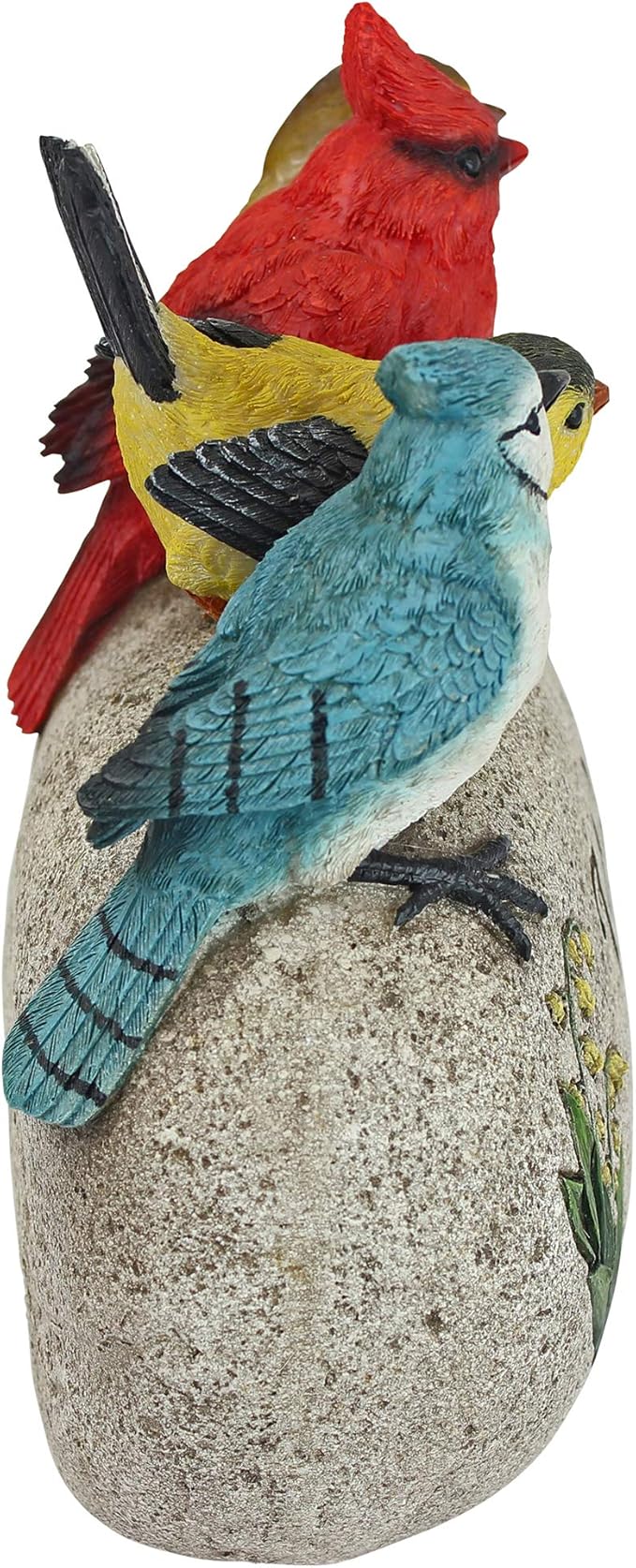 Design Toscano Birdy Welcome Garden Stone Statue: Medium-Ruum Studio Home