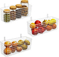 Joben Oligey 3 Set [Extra Large] Hanging Wall Wire Baskets, Farmhouse Food Storage Kitchen Pantry Laundry Closet Garage RV, White-Ruum Studio Home
