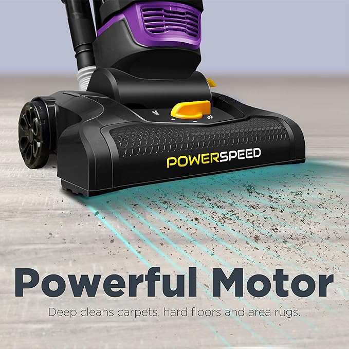 Eureka NEU182B PowerSpeed Bagless Upright Vacuum Cleaner, Purple-Ruum Studio Home