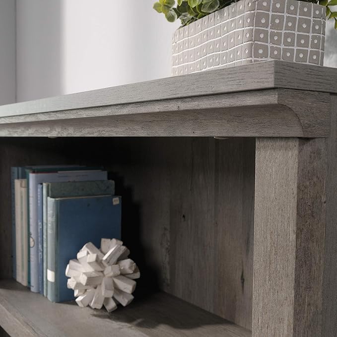 Sauder Miscellaneous Storage 3-Shelf Bookcase/ Book shelf, Mystic Oak finish-Ruum Studio Home