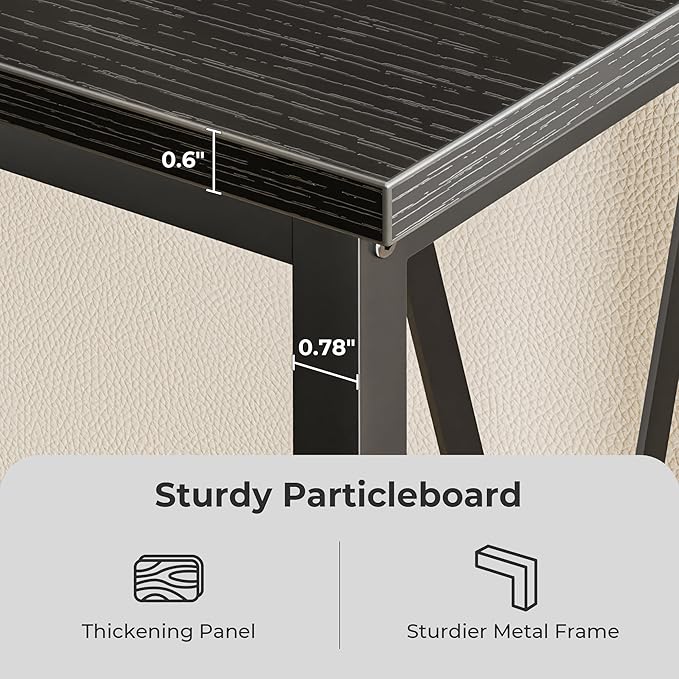 SUPERJARE 70 Inch Console Table with Outlets and USB-C Port, Extra Long Behind Couch Sofa Table with X-Shaped Design, Narrow for Entryway, Living Room, Metal Frame, Wooden Top, Black-Ruum Studio Home