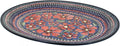 Blue Rose Polish Pottery Jungle Flower Large Serving Platter-Ruum Studio Home