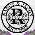 Wedding Gifts for Couples 2025, Personalized Metal Name Signs, Custom Name Signs, Custom Family Name Sign, Last Name Sign, Monogram Letters Wall Decor, House Warming Gifts New Home-Ruum Studio Home