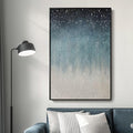 VAN GOGH ART Framed Blue Abstract Starry Night Art Print, 24x36 Inch, Modern Wall Art for Living Room, Bedroom, Office-Ruum Studio Home