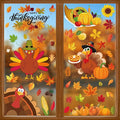9 Sheets Thanksgiving Window Clings, 115PCS Thanksgiving Decorations Window Stickers, Turkey Decal Stickers with Cute Cones Nuts Maple Leaves Patterns for Fall Harvest Decorations Decor Accessories-Ruum Studio Home