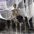 Biubee 5Pcs Halloween White Creepy Cloth- Spooky Gauze Fabric Cloth for Haunted Horror House Halloween Party Doorway Outdoors Decoration (30" ×72")-Ruum Studio Home