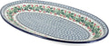 Blue Rose Polish Pottery Noelle Oval Platter-Ruum Studio Home
