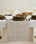 Solino Home Linen Natural Table Runner 72 Inches Long - 100% Pure Linen Dining Table Runner 14 x 72 Inch for Fall, Autumn, Thanksgiving - Fete-Ruum Studio Home