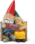 Garden gnome statue for outdoor decor,Couple in love gnomes figurine for patio lawn yard garden outdoor decoration,garden sculptures & statues,knome romantic indoor ornament forever lover gift-Ruum Studio Home