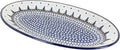 Blue Rose Polish Pottery Rustic Pines Oval Platter-Ruum Studio Home