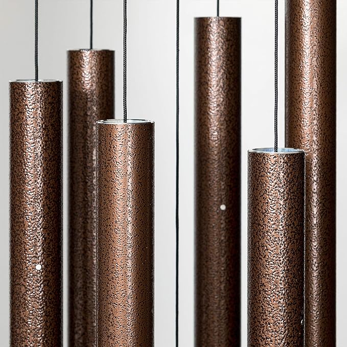 Corinthian Bells by Wind River - 50 inch Copper Vein Wind Chime for Patio, Backyard, Garden, and Outdoor Decor (Aluminum Chime) Made in The USA-Ruum Studio Home
