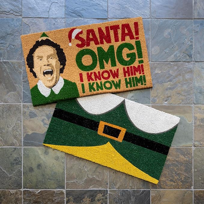 Gertmenian Paramount The Elf Coir Doormat - 2x3 Welcome Mat (2-Pack), Ideal for High Traffic Areas in Front Door, Garage, Entryway - OMG/Costume, 80025-Ruum Studio Home