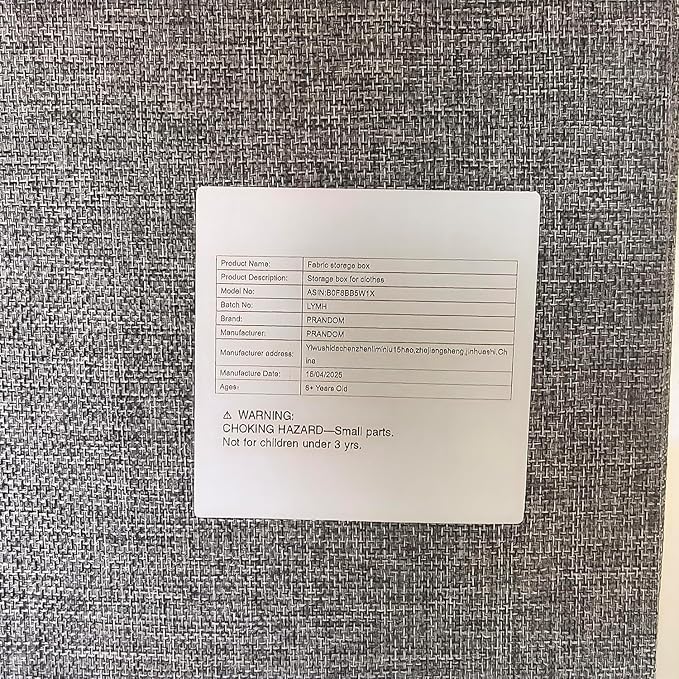 PRANDOM Storage Bins with Lids [3-Pack] Linen Fabric Foldable Storage Boxes Organizer Containers Baskets Cube with Cover (23.4X15.9X11.5) For 6+ Year Old Boys and Girls-Ruum Studio Home