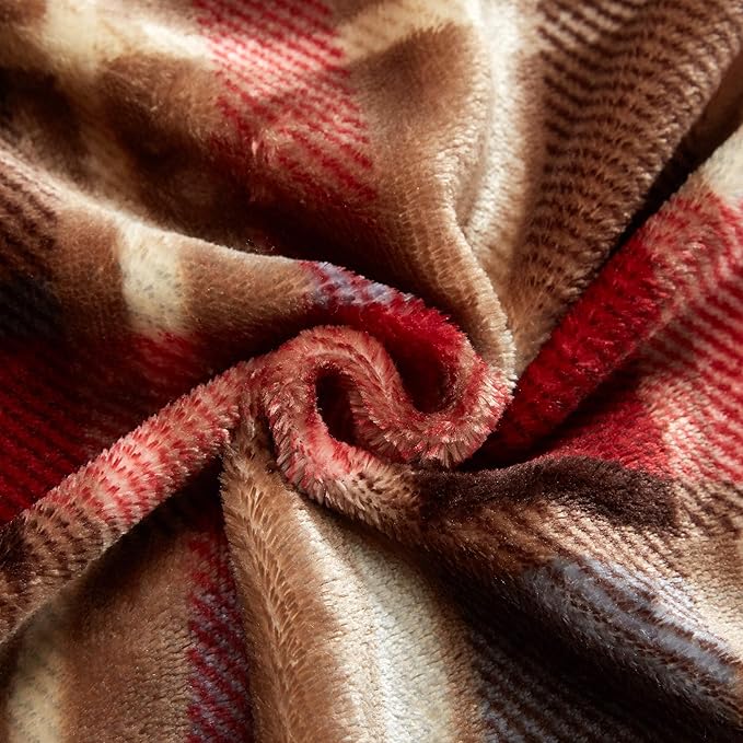 MERRYLIFE Throw Blanket Plaid| Ultra-Plush Soft Colorful Oversized | Decorative Couch Travel Blanket |Large Size (60" 90", Love Urban)-Ruum Studio Home