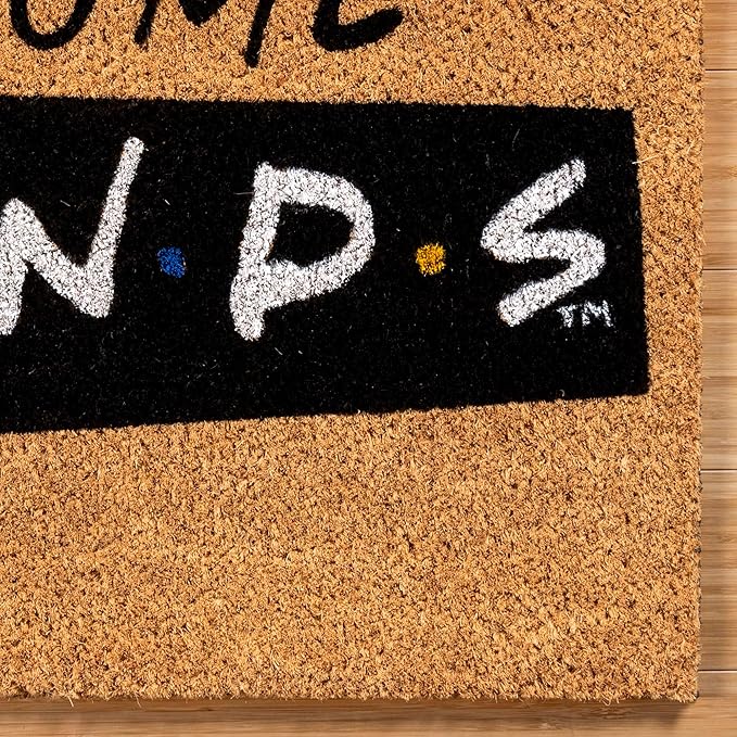 Gertmenian Friends Coir Doormat - 2x3 Welcome Mat (2-Pack), Ideal for High Traffic Areas in Front Door, Garage, Entryway - Paramount Central Perk/Welcome, 80028-Ruum Studio Home