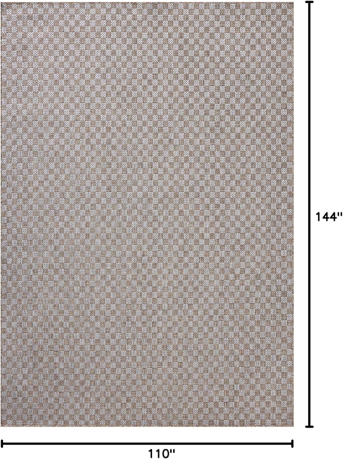 Loloi Amber Lewis Topanga Collection TOP-02 Natural/Silver 9'-2" x 12'-0" Indoor/Outdoor Area Rug-Ruum Studio Home