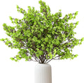 Sggvecsy 10 Pcs Babys Breath Artificial Flowers Gypsophila Bouquets Bulk Real Touch Fake Silk Flowers for Home Wedding DIY Floral Arrangement Kitchen Table Centerpiece Festival Decoration (Green)-Ruum Studio Home