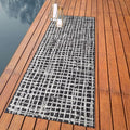 Keen Home Design Outdoor Runner Rug - 2x10 Washable Indoor/Outdoor Rug for Patio, Balcony, Kitchen, Garden, Beach, Deck and Porch. Size: 2'2" x 9'11"-Ruum Studio Home