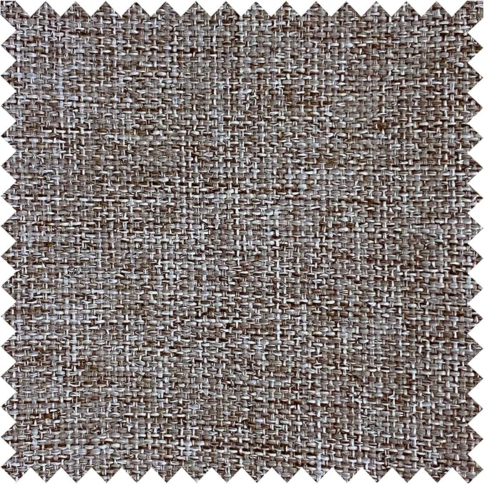Macochico Pinch Pleated Full Blackout Curtains for Bedroom Living Room Light Coffee Linen Curtains Thermal Insulated and Noise Reducing Window Panels with Tieback Shabby Chic Decor 84”Wx84”L 1 Panel-Ruum Studio Home