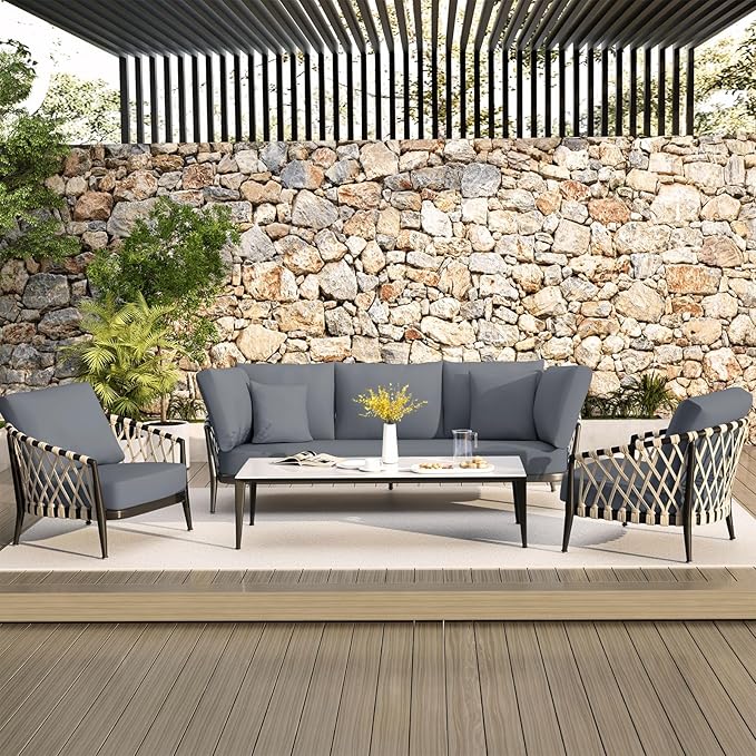 hyha Waterproof Couch Cushion Covers, Stretch Sofa Couch Seat Slipcover for Dog Washable, Non-Slip Waterproof Outdoor Cushion Covers for Patio Furniture Replacement (1 Piece for Small, Dark Grey)-Ruum Studio Home