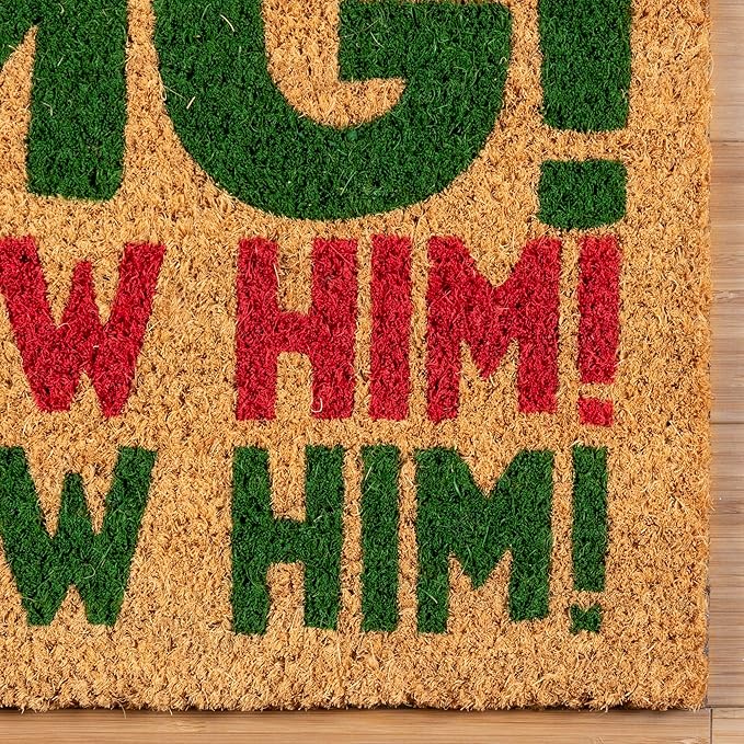 Gertmenian Paramount The Elf Coir Doormat - 2x3 Welcome Mat (2-Pack), Ideal for High Traffic Areas in Front Door, Garage, Entryway - OMG/Costume, 80025-Ruum Studio Home