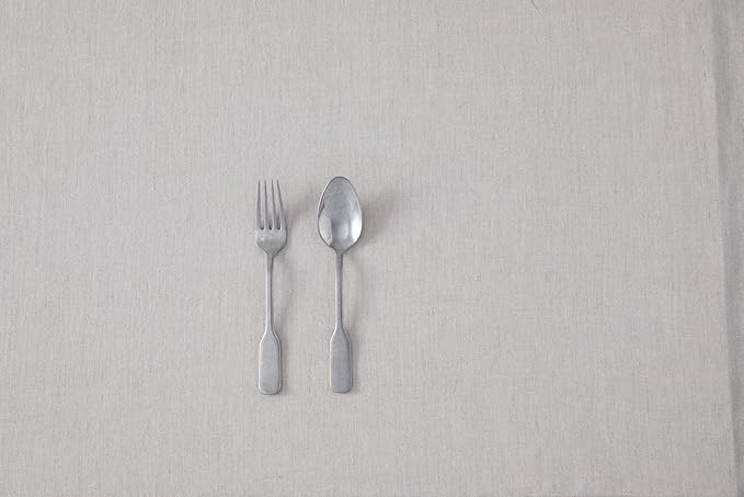 Fortessa Ashton 18/10 Stainless Steel, 2 Piece Serving Set, Antiqued Silver-Ruum Studio Home
