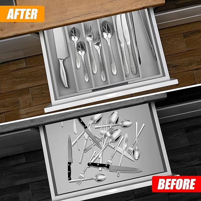 Kitchen Silverware Drawer Organizer and Storage Best Grandpa Grandfather Elder Men Father Day Grandparents Great Papaw Peepaw Grampy Pawpaw Granddad Happy Birthday Christmas Xmas Unique Cool Gifts-Ruum Studio Home