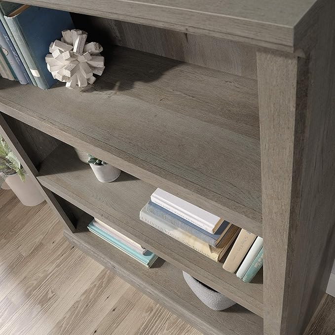 Sauder Miscellaneous Storage 3-Shelf Bookcase/ Book shelf, Mystic Oak finish-Ruum Studio Home