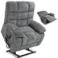 Lazy Boy Recliner Chair with Lumbar Heating ， Adjustment Power Lift Recliner Chair for Elderly/Big and Tall Recliners for People Up to 6'2"/350lb Range-Ruum Studio Home