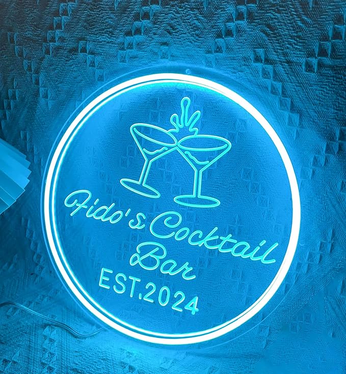 Custom Neon Sign, Custom LED Neon Sign Customizable for Business Salon Beauty Nail Studios Light Up Name Sign, Personalized Neon Light Suitable for Bar Bakeries Coffee Shop Decorations-Ruum Studio Home