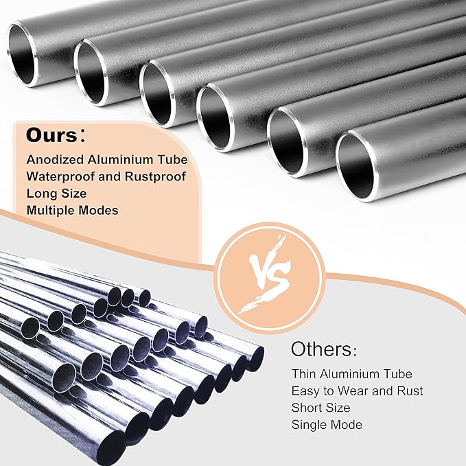 Large Aluminium Wind Chimes 37 Inches to Create a Zen Atmosphere Suitable for Outdoor, Garden, Patio Decoration. Classic Wind Chimes with Wind Catcher Suitable as A Gift for Unisex,Silver Grey-Ruum Studio Home