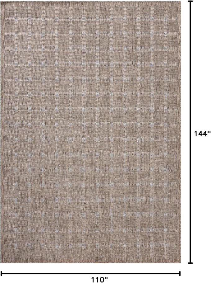 Loloi Amber Lewis Topanga Collection TOP-01 Natural/Bone 9'-2" x 12'-0" Indoor/Outdoor Area Rug-Ruum Studio Home