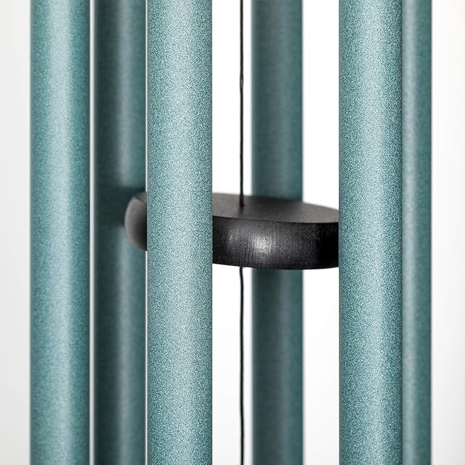 Corinthian Bells by Wind River - 36 inch Patina Green Wind Chime for Patio, Backyard, Garden, and Outdoor Decor (Aluminum Chime) Made in The USA-Ruum Studio Home