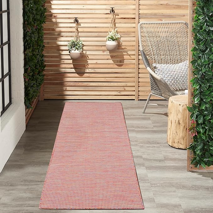 Nourison Home Positano Indoor/Outdoor Rainbow 2'2" x 8' Area Rug, Easy Cleaning, Non Shedding, Bed Room, Living Room, Dining Room, Backyard, Deck, Patio (2x8)-Ruum Studio Home