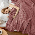 Bedsure GentleSoft King Size Blanket for Bed - Super Soft Cozy Blankets for Women Men Girls, Large Fuzzy Fleece Throw for Bedroom Decor, Dusty Pink,108x90 Inches-Ruum Studio Home