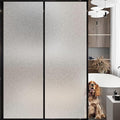 Frosted Glass Window Privacy Film Decorative, Bathroom Privacy Film for Glass Windows Cover, Static Cling, Removable, Reusable, Anti-UV, Anti-Glare, Heat Blocking,(Flash Point Pure, 45.2×157.4Inch)-Ruum Studio Home