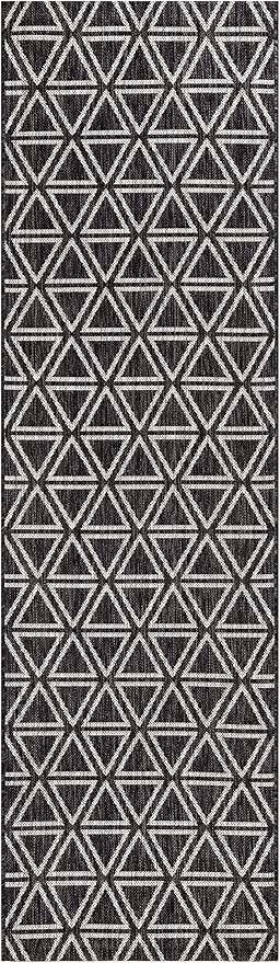 Keen Home Design Outdoor Runner Rug - 2x8 Washable Indoor/Outdoor Rug for Patio, Balcony, Kitchen, Garden, Beach, Deck and Porch. Size: 2'2" x 7'7"-Ruum Studio Home