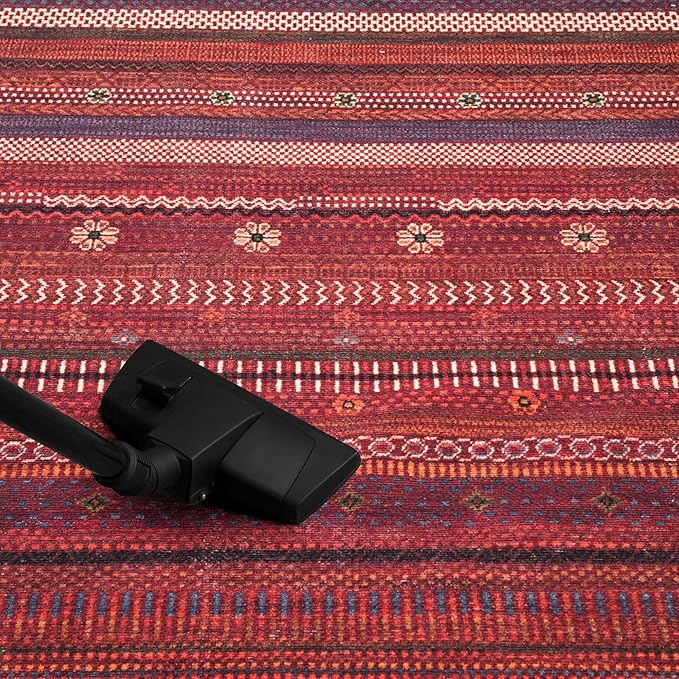 Keen Home Design 3x5 Rug - Machine Washable Entry Rug with Non-Slip Backing, Ideal for Enteryway, Kitchen, Bathroom, Laundry Room - Vintage, Easy Clean, Durable, Low Pile Rug - (3' x 5')-Ruum Studio Home