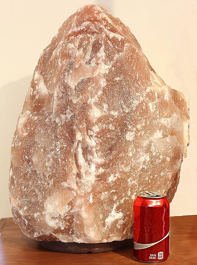 Giant Natural Himalayan Crystal Rock Salt Lamp 105~115 lbs-Ruum Studio Home