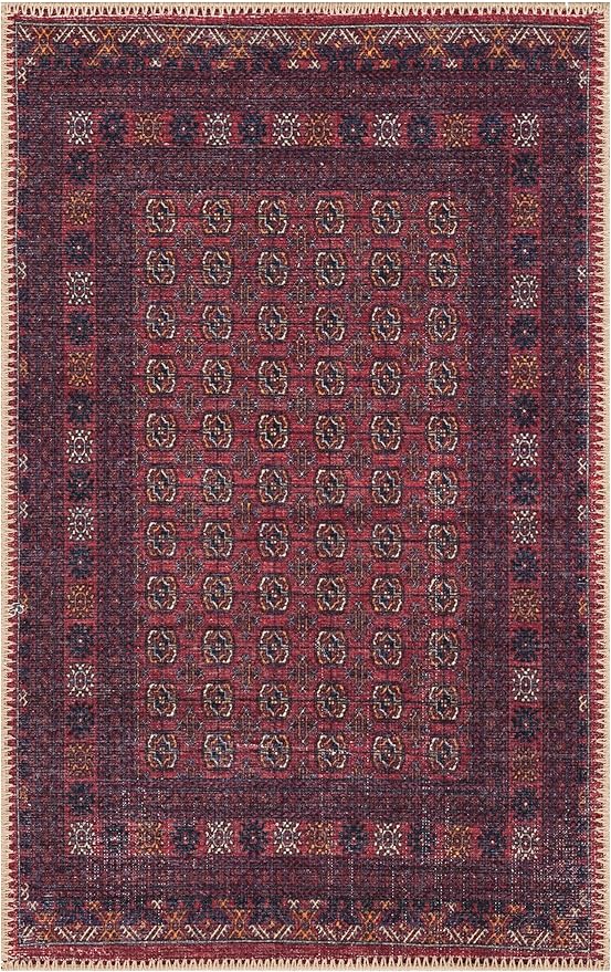 Keen Home Design 2x3 Rug - Machine Washable Entry Rug with Non-Slip Backing, Ideal for Enteryway, Kitchen, Bathroom, Laundry Room - Vintage, Easy Clean, Durable, Low Pile Rug - (2' x 3')-Ruum Studio Home