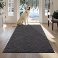 COSY HOMEER-Door-Mat-Non-Slip-Entryway-Rug 36”x60” Absorbent Welcome Mats Washable Dirt Trapper Door Mat Entrance Floor Mats for Front Back Doormats and Wet Shoes,Dark Grey-Ruum Studio Home