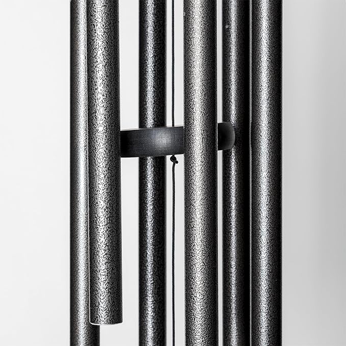 Corinthian Bells by Wind River - 30 inch Silver Vein Wind Chime for Patio, Backyard, Garden, and Outdoor Decor (Aluminum Chime) Made in The USA-Ruum Studio Home