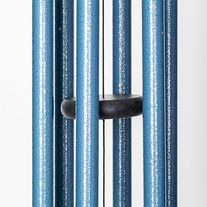 Corinthian Bells by Wind River - 30 inch Sky Blue Wind Chime for Patio, Backyard, Garden, and Outdoor Decor (Aluminum Chime) Made in The USA-Ruum Studio Home