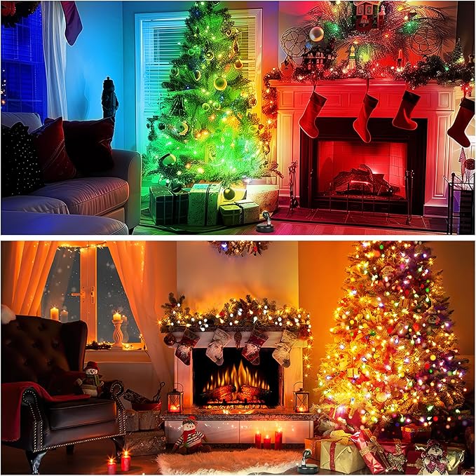 Wireless RGBW Spot Lights Indoor Decor, 4 Pack Floor Uplighting Indoor, 13 Color Changing Tree Light, Picture Light with Remote and Timer, Accent Lights for Plant Christmas Holiday Party-Ruum Studio Home